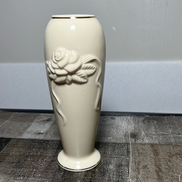 Lenox Other - Vintage 80's Porcelain Lenox Vase 24K Trim Hand Crafted in Thailand